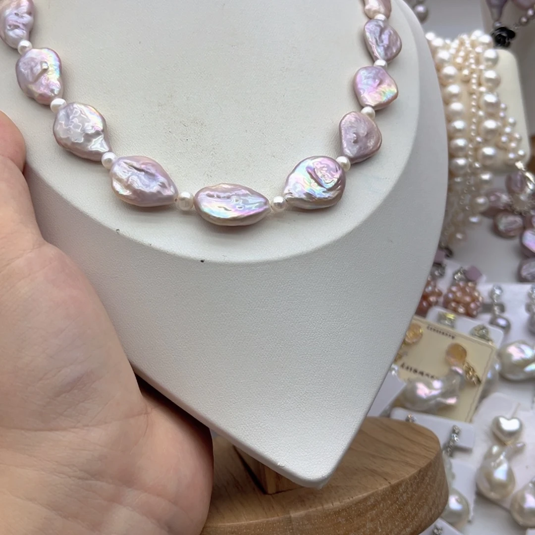 淡水珍珠未镶嵌颈饰