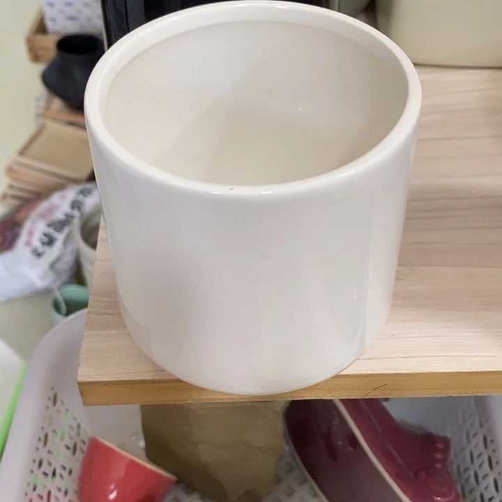 摆件陶盆有孔 微瑕介意勿拍