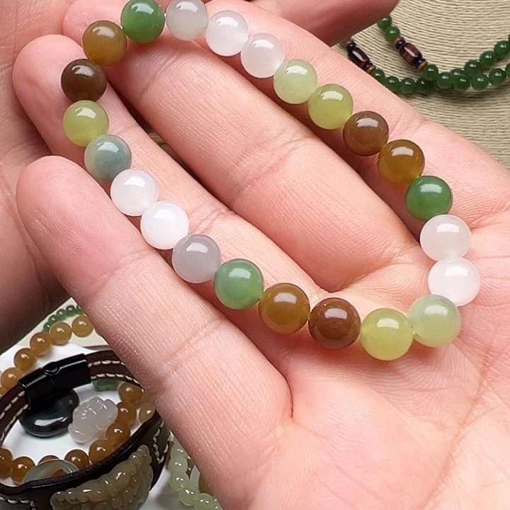 和田玉未镶嵌手链