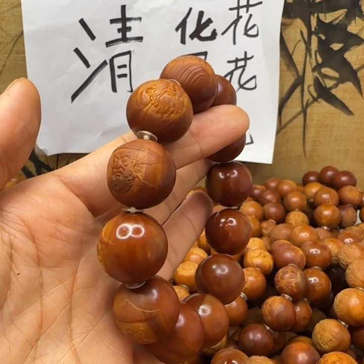 迷***哥橄榄核把件橄榄核手串