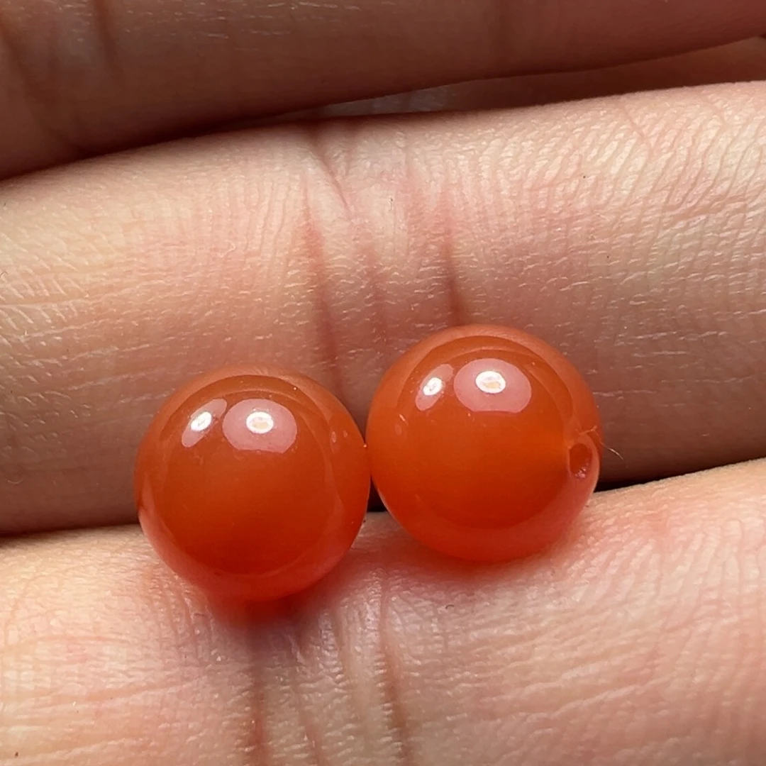 南红玛瑙珠子未镶嵌