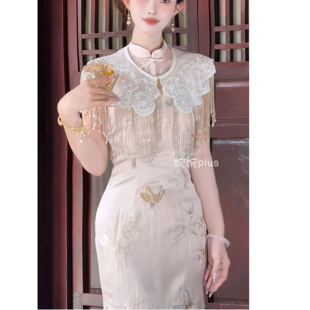 【婉婉定制】【露华浓】连衣裙CDW5LYQ7790A显瘦气质网红短款夏季复古