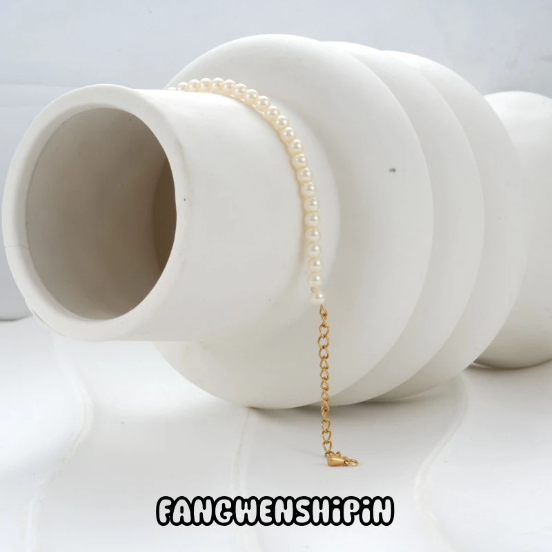 铜合金仿珍珠手链 手链3965（21cm）