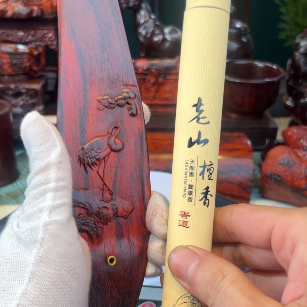 印度小叶紫檀手把件