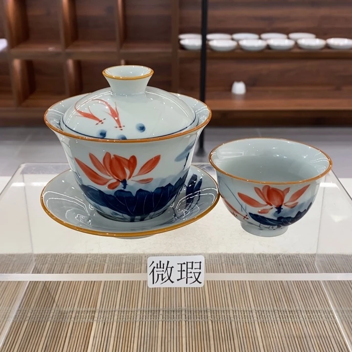 釉下老陶泥手工绘制