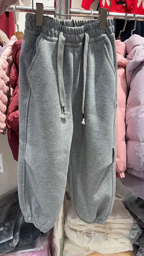 LLTZ儿童加绒卫裤6716