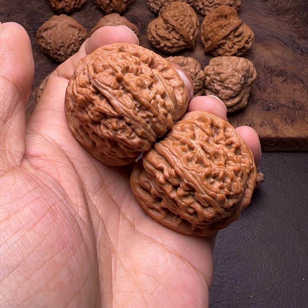 把件文玩核桃39尺寸23年王宝仓一代四座楼（已过检）