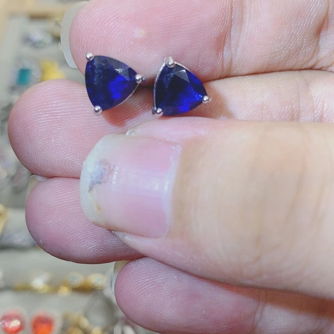 【闪购商品】水晶戒指银S925镶嵌