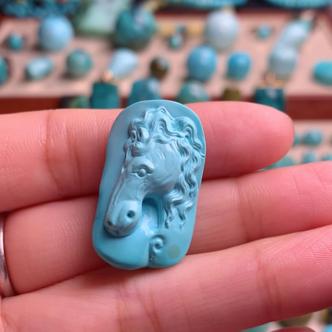 绿松石珠宝奇石未镶嵌