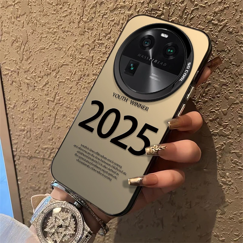 适用于【OPPO】FINDX6创意简约2025个性男女新款防摔手机壳