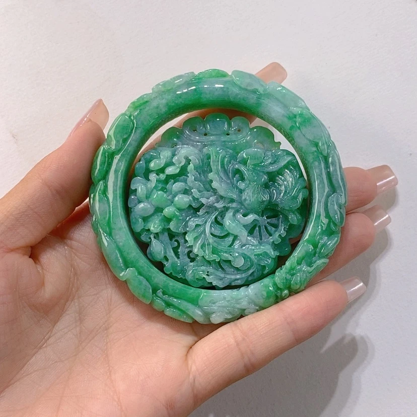 【闪购商品】翡翠手镯未镶嵌55-57
