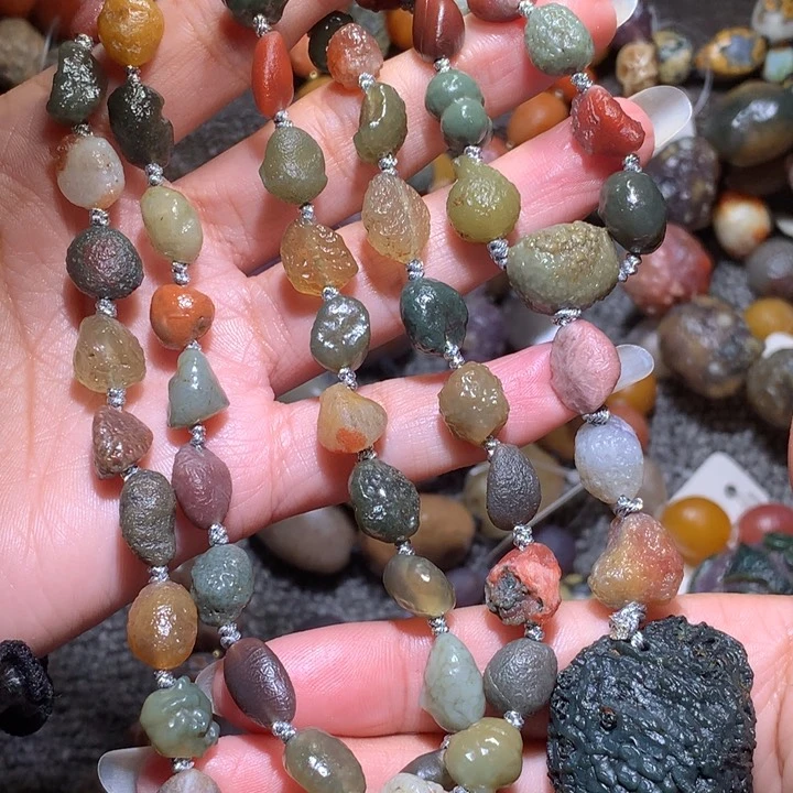 未镶嵌玛瑙/玉髓珠宝半成品