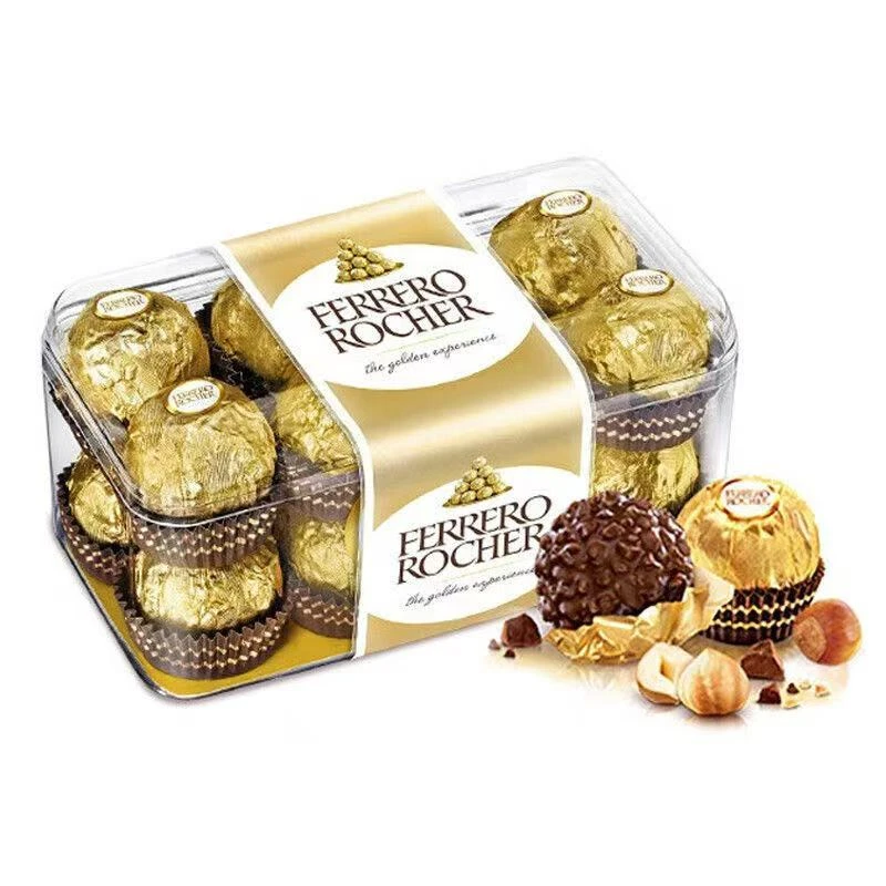 港版进口费列罗金莎榛果威化巧克力16粒200g