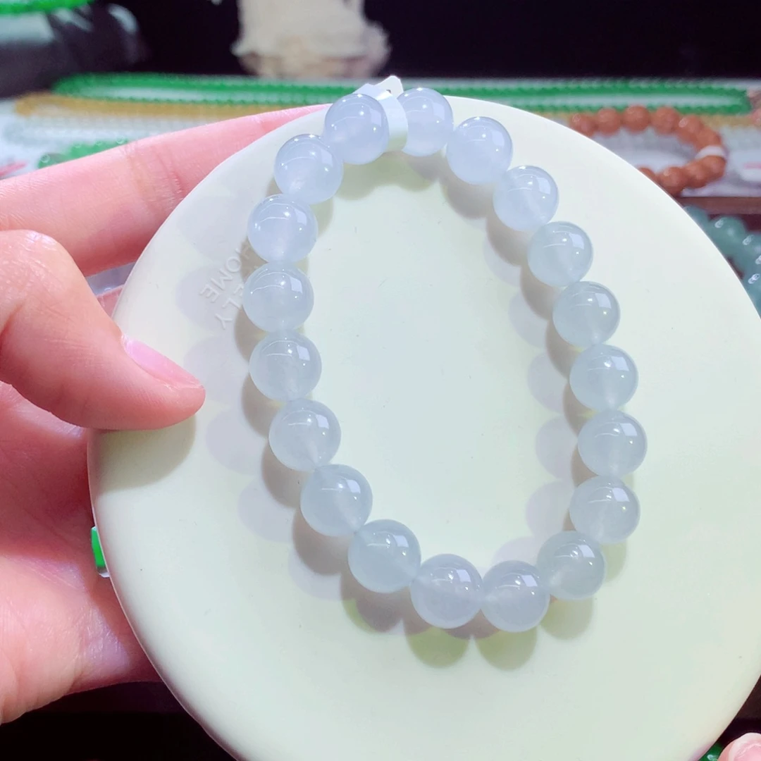 未镶嵌手串翡翠卡10mm