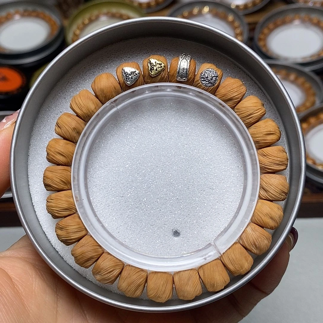 猴头核桃手串331号10左右四标高配鬼印全品