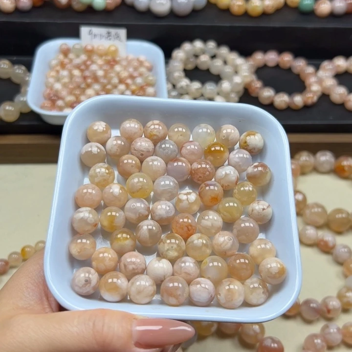 玛瑙/玉髓未镶嵌手链6毛克价11mm110克