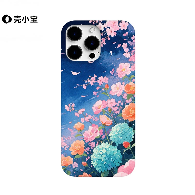 星夜绽放适用苹果16promax手机壳小众15pro个性14pro可爱13创意11