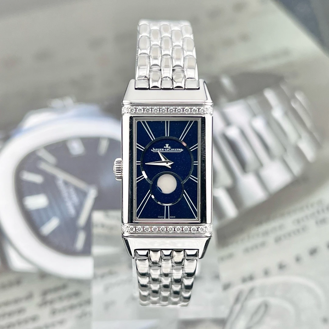 99新 Jaeger-LeCoultre/积家 单表 40×20mm 翻转 手动机械3358120