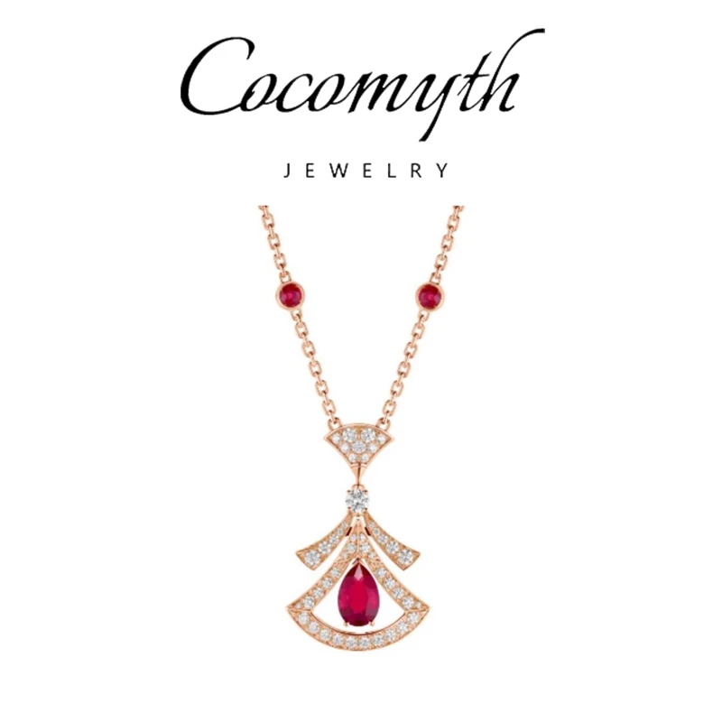 COCOMYTH 轻奢扇子项链D642