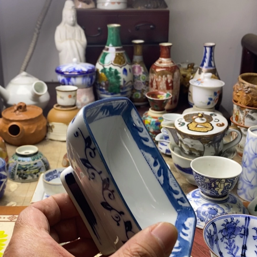 瓷片飞山一水地来接