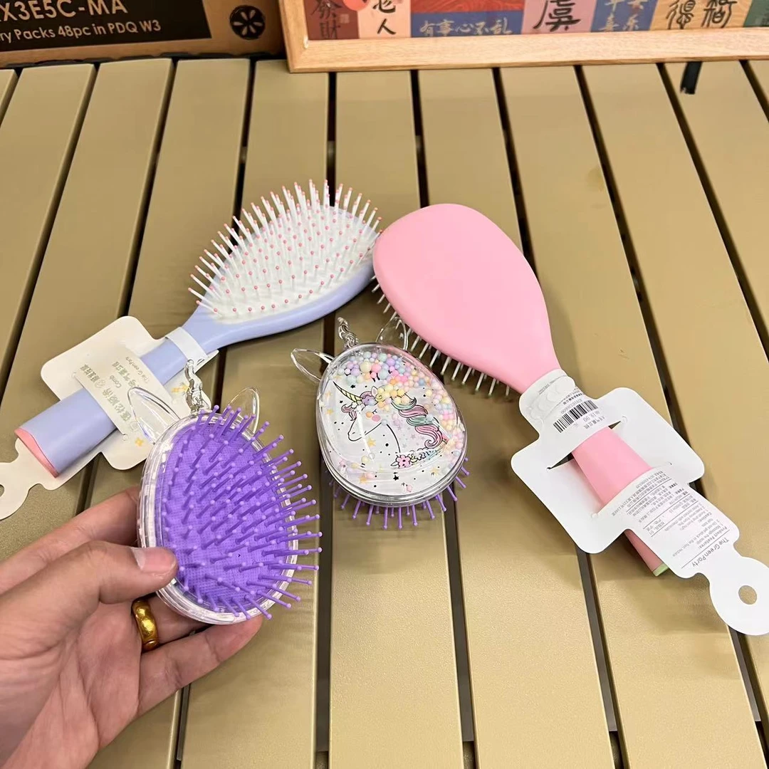 外贸订单！梦幻公主梳子 摩擦静电漂浮小玩具 头皮按摩气囊梳