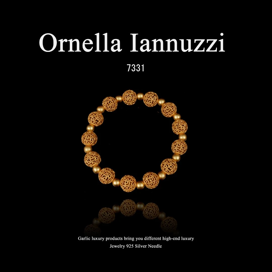 镀K金 Ornella Iannuzzi手链~7331