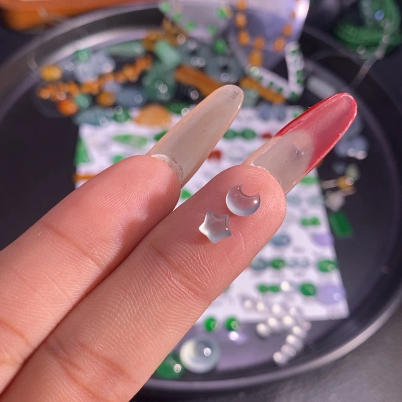 【闪购商品】翡翠挂件未镶嵌星星月亮