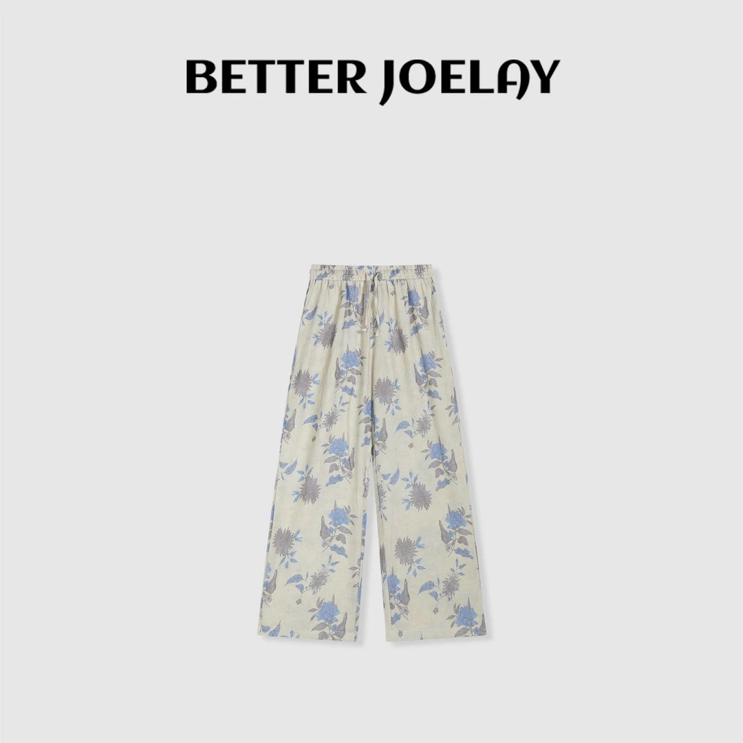 BETTER JOELAY-【清新淡雅】时尚直筒裤子宽松百搭休闲风KKH2278