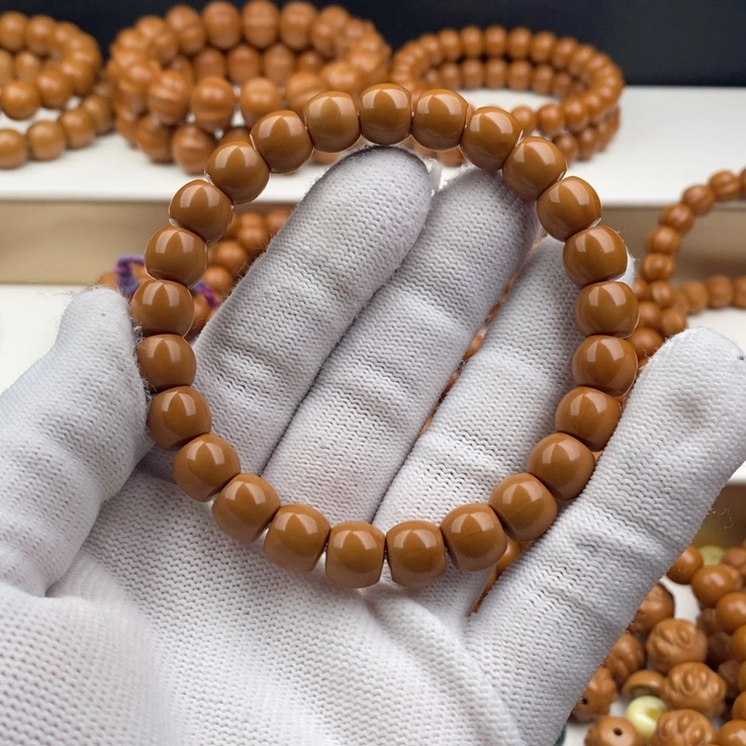 龙***湖手串猴头核桃直切脖挂114