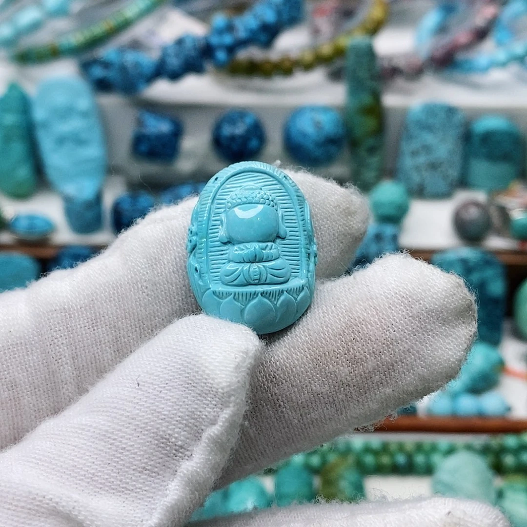 绿松石珠宝奇石未镶嵌