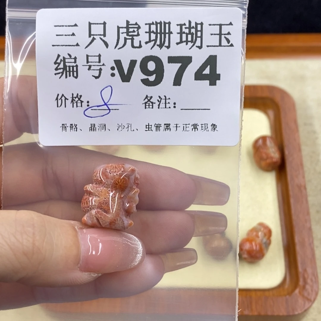硅化珊瑚（珊瑚玉）未镶嵌1金*