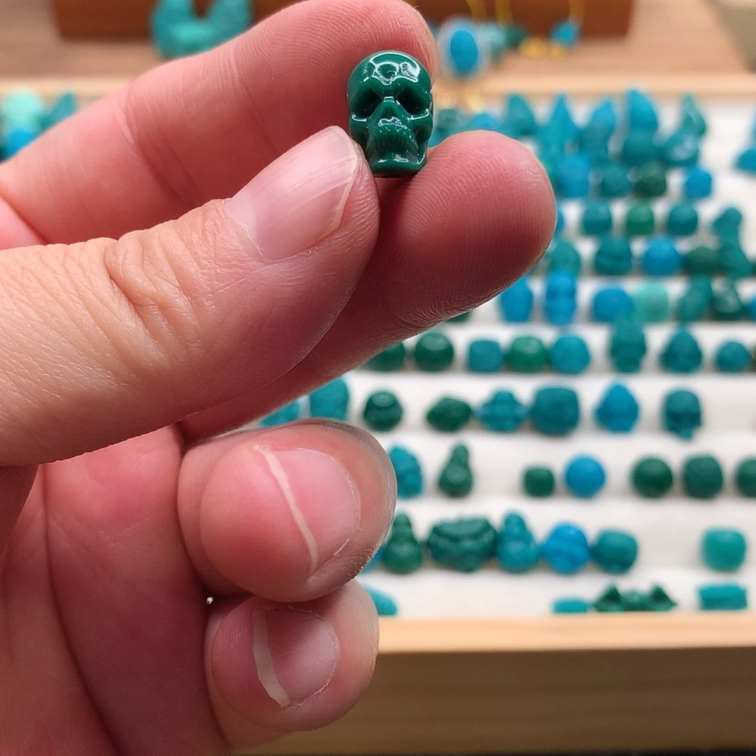 非金属无A9骷髅雕刻配饰