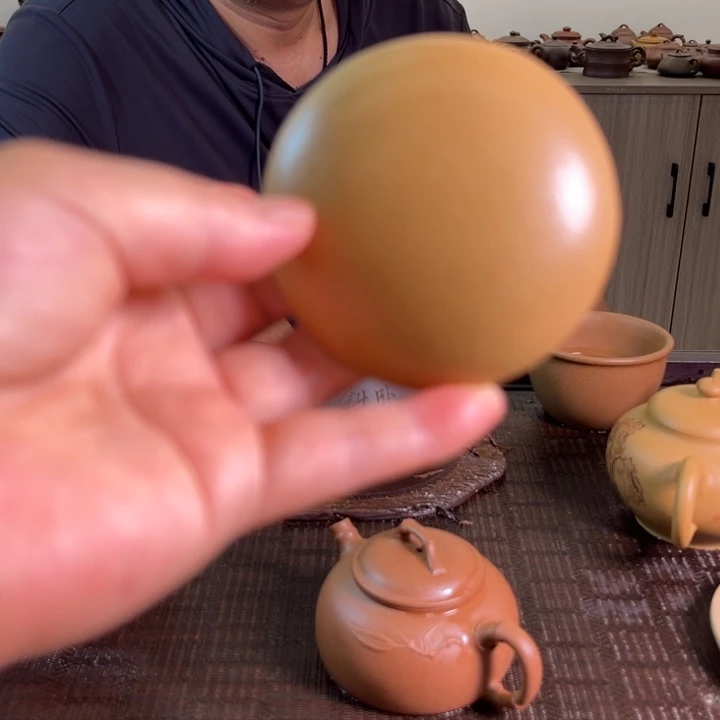 紫砂茶叶盒小壶手工制作