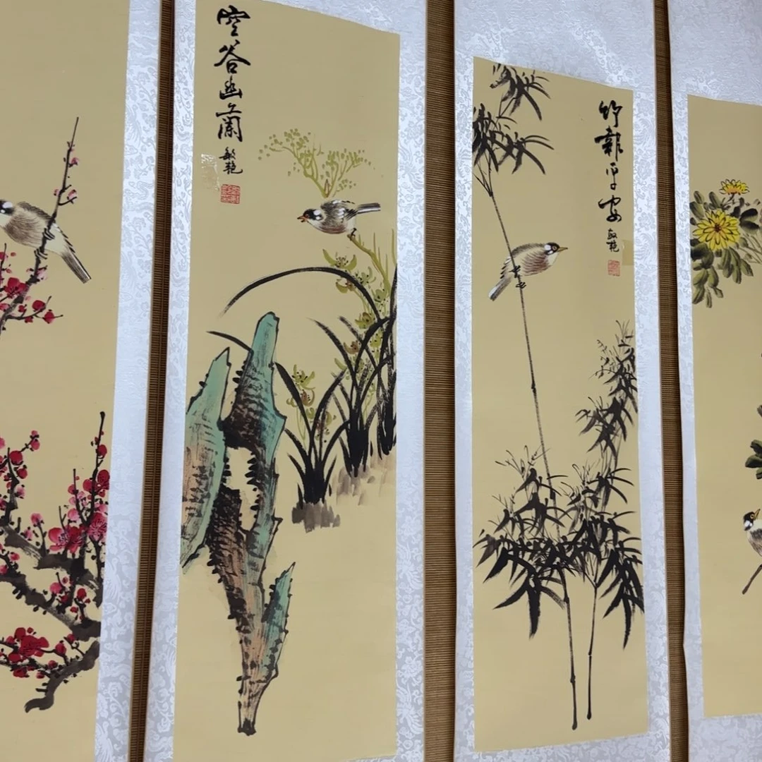 用***6QB四幅一套作品！带证书！只限一单