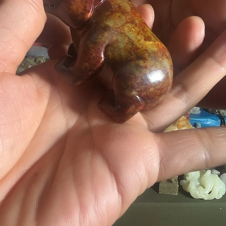 通***轩和田玉（糖玉）未镶嵌挂件