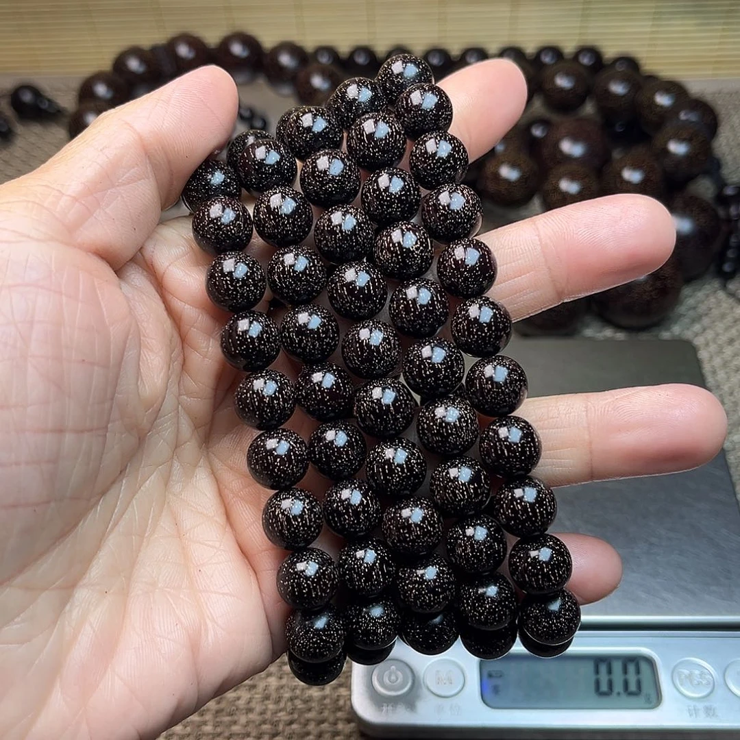 檀香紫檀（小叶紫檀）1.0 108颗 爆星