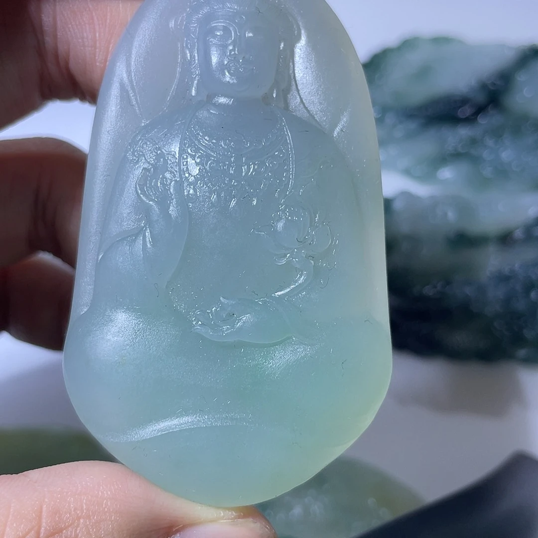 未镶嵌定制翡翠毛货