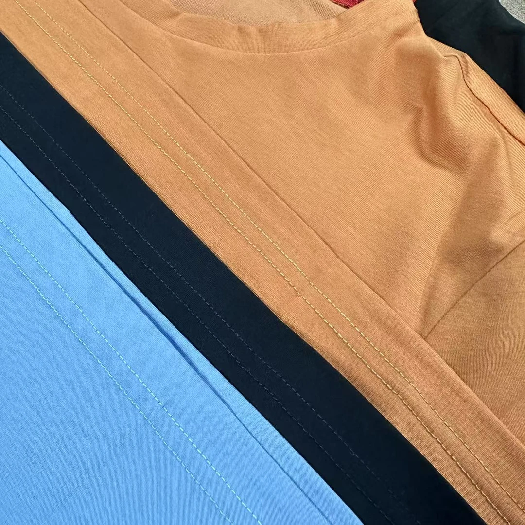 K夏季薄款短袖T恤亲肤舒适植绒大标（卡码拍小）