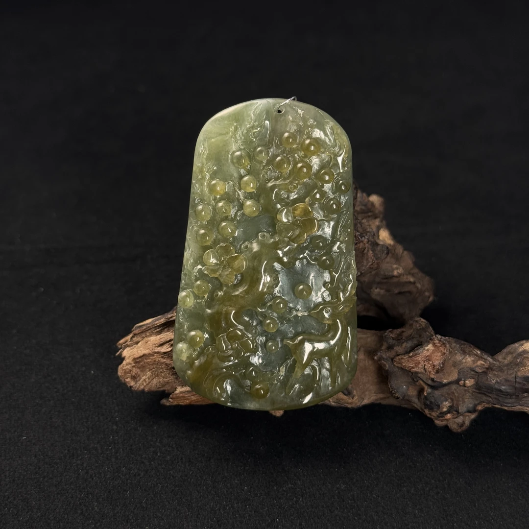 【诚翠拍品第一百一期午】翡翠34吊坠GBL3017