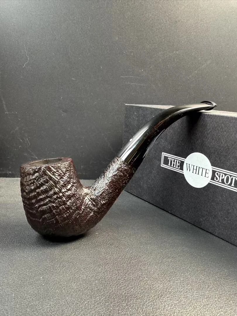 英国The White Spot Ring Grain4102型号石楠木烟斗（内径20斗深41
