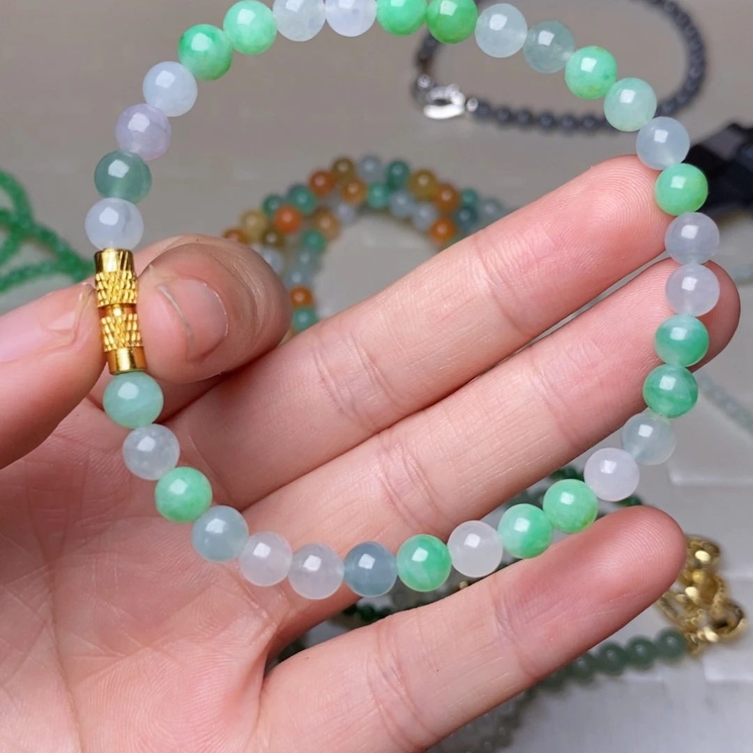 定制翡翠未镶嵌缅甸天然翡翠A货