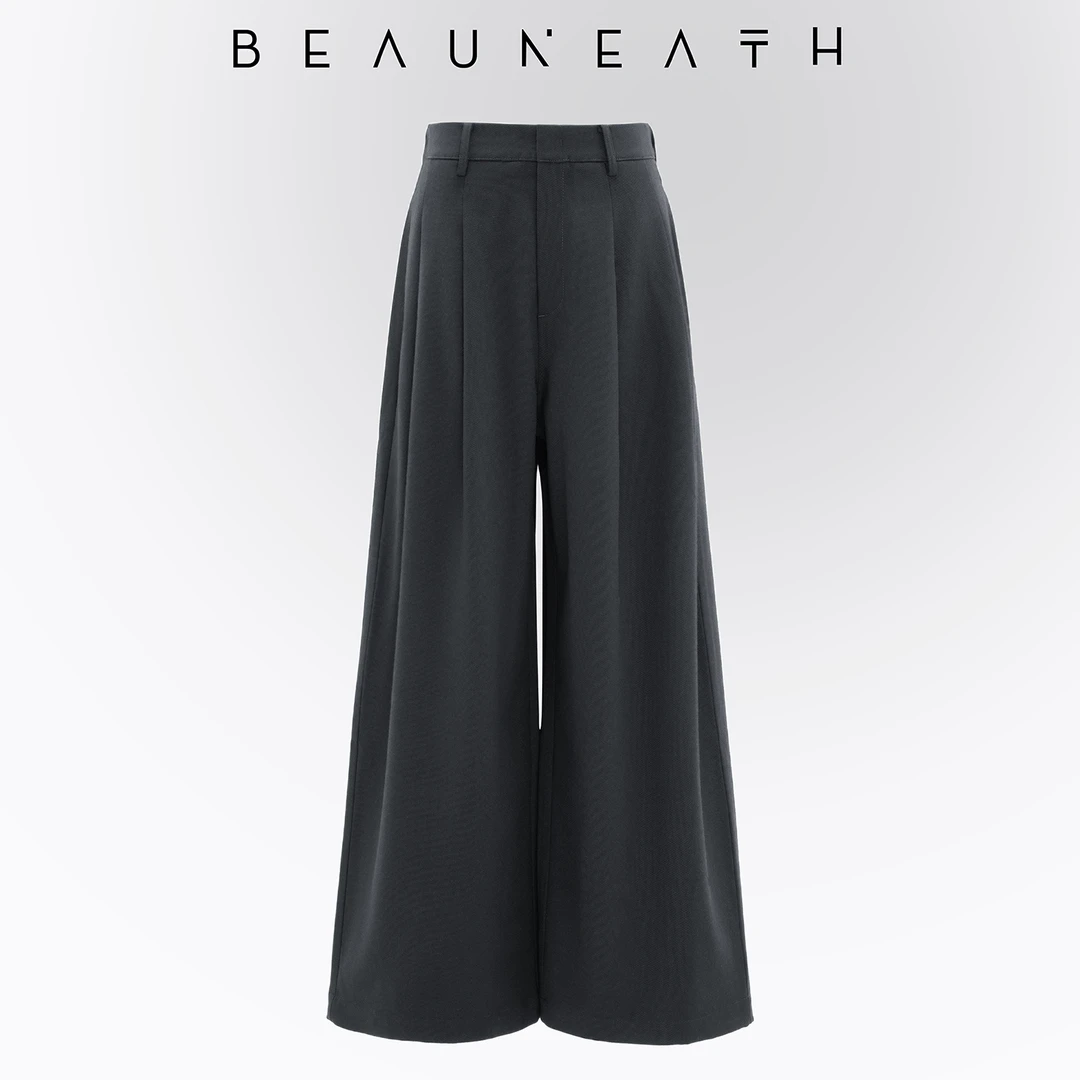 【裤王时代】洒脱至极超模休闲row系阔腿长裤秋冬