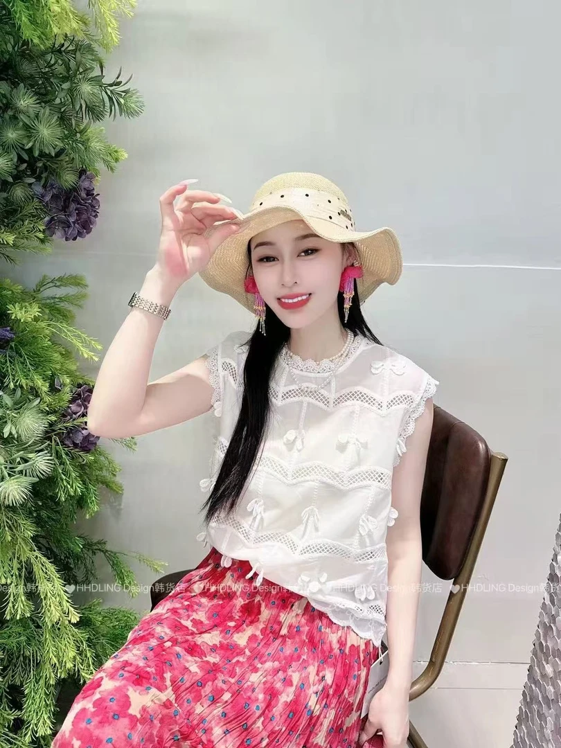 55269花瓣无袖坎