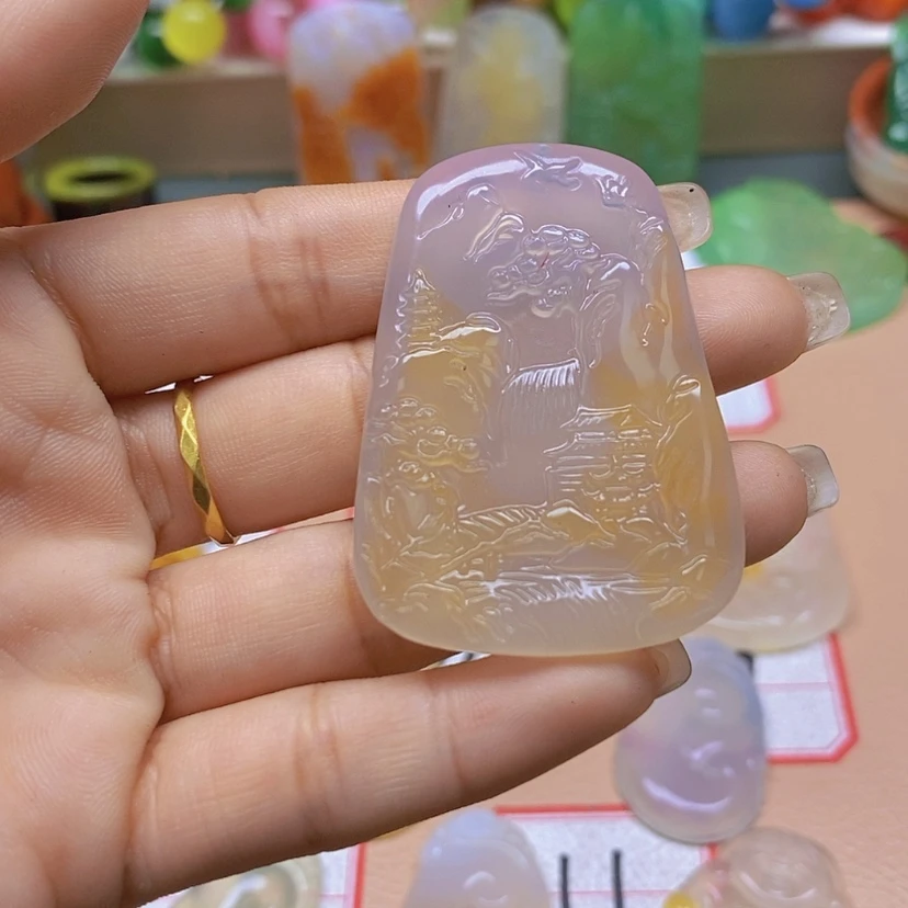 【闪购商品】玛瑙/玉髓颈饰未镶嵌风****