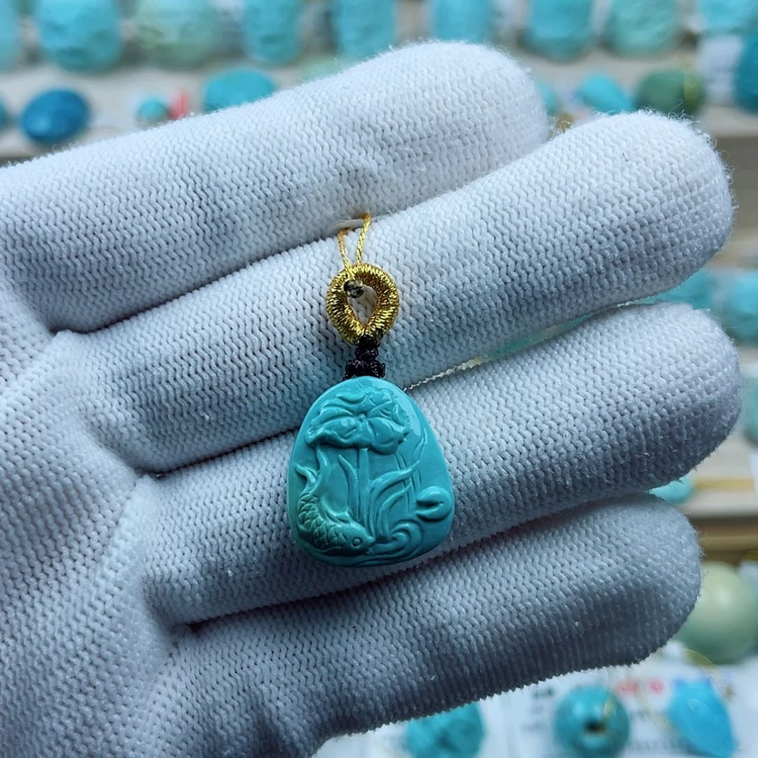 未镶嵌绿松石珠宝奇石