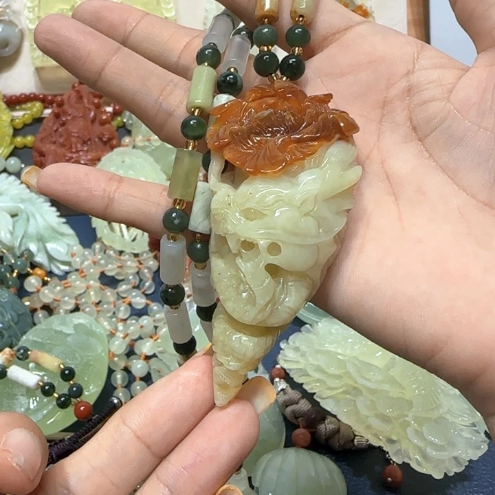 未镶嵌蛇纹石玉小摆