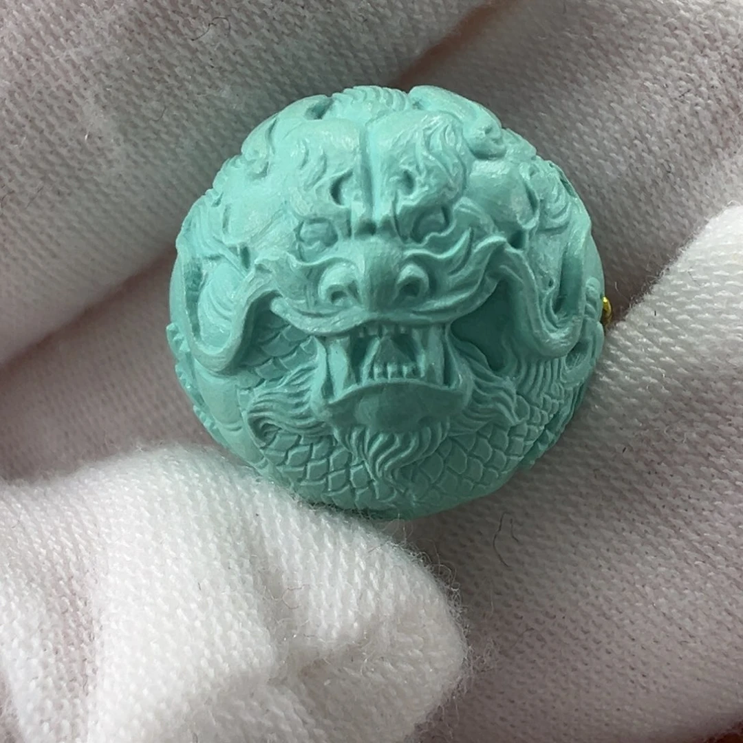 未镶嵌绿松石配饰17mm