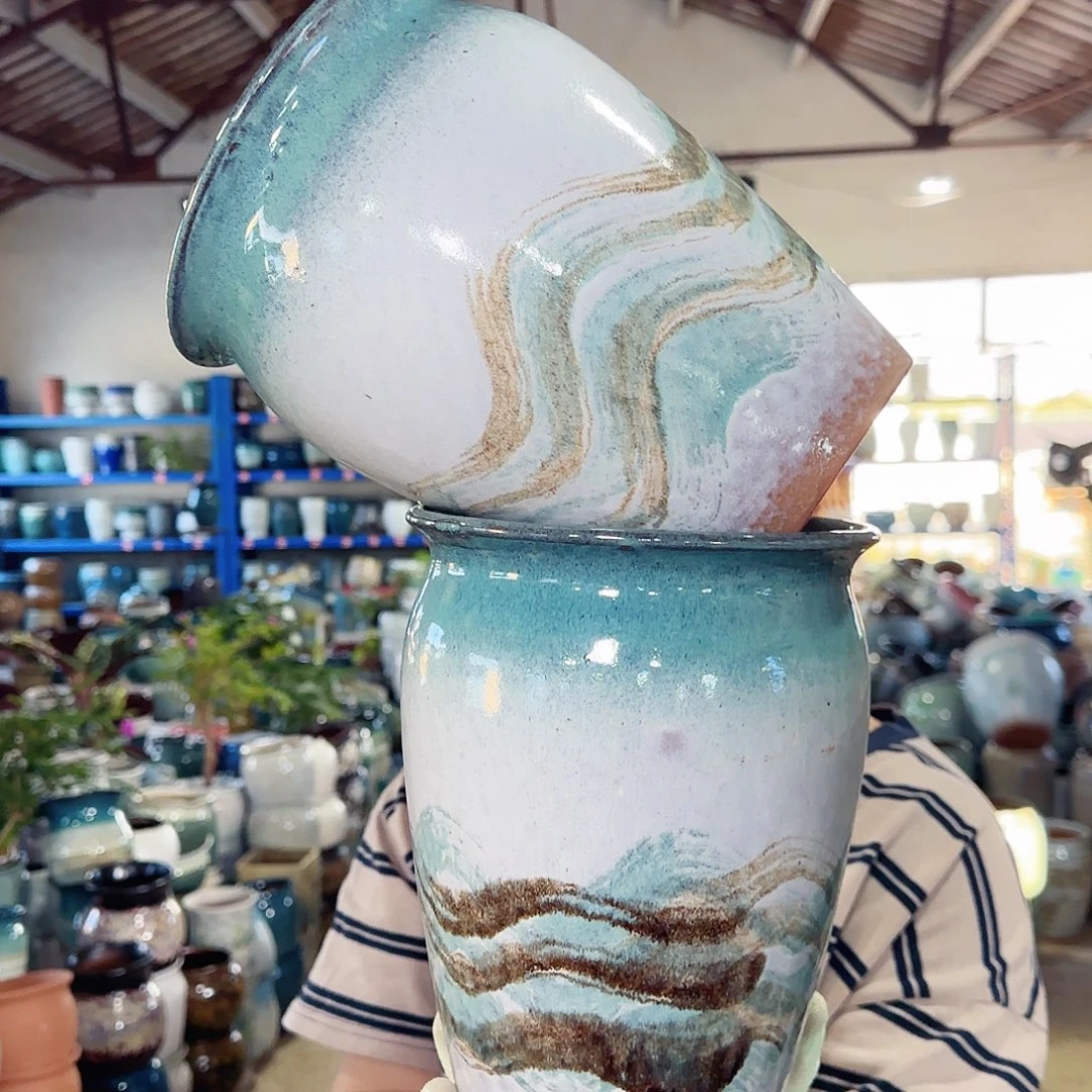 花盆紫砂高23口17