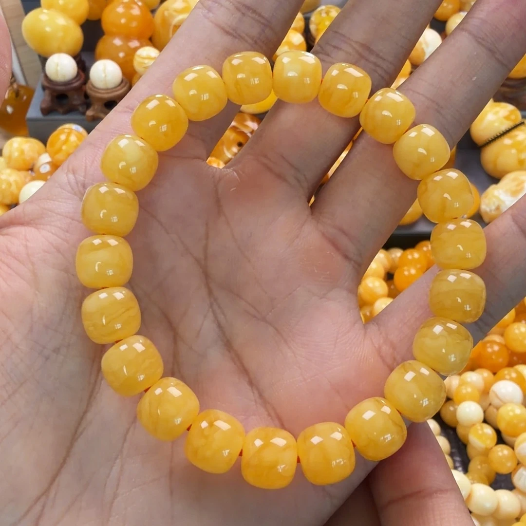 琥珀未镶嵌珠宝奇石10mm同料