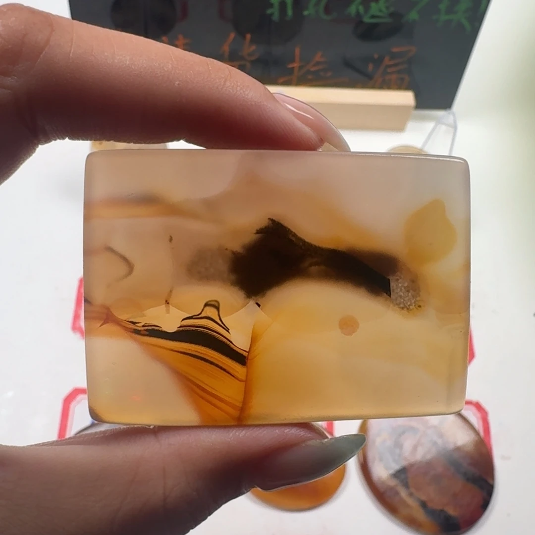 玛瑙/玉髓吊坠(不含链)未镶嵌